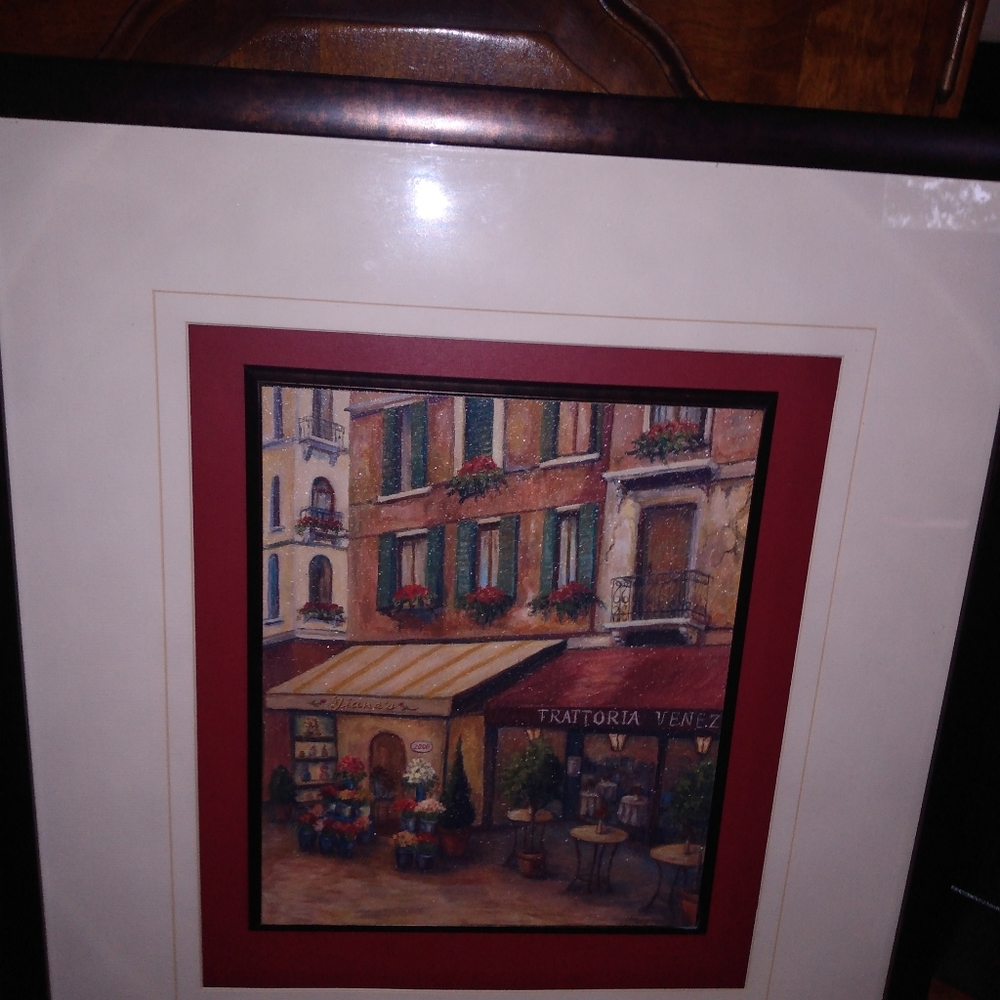 Italy picture shadow box large